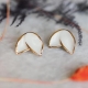 Wild Orchid Earrings in White