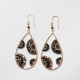 Crescent Drop Earrings in Midnight Shades